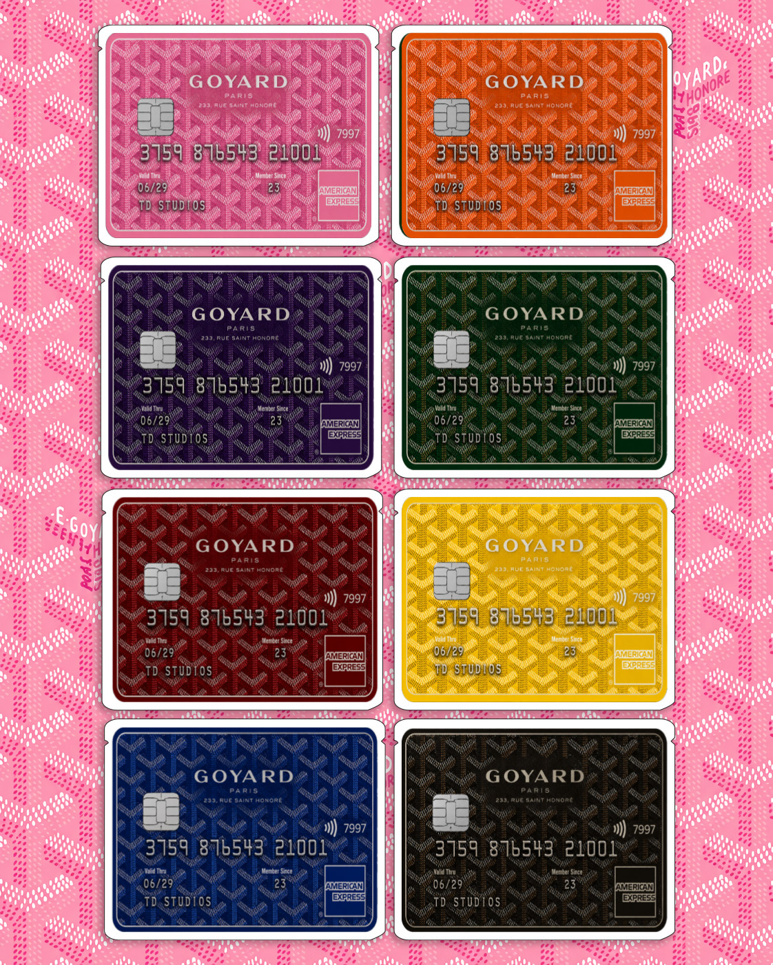 Goyard Card Promo